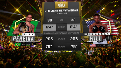 UFC : 300: Alex Pereira vs. Jamahal Hill Main Card'