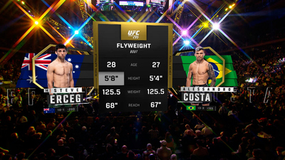 UFC : 295: Steve Erceg vs. Alessandro Costa Prelims'