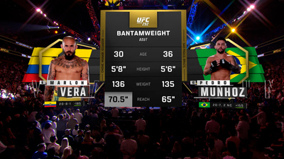 UFC : 292: Marlon Vera vs. Pedro Munhoz Main Card'