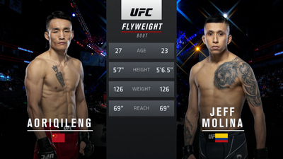 UFC : 261: Aoriqileng vs. Jeff Molina Prelims'