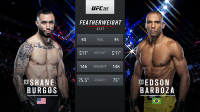 UFC : 262: Shane Burgos vs. Edson Barboza Main Card'