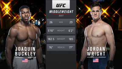 UFC : 255: Joaquin Buckley vs. Jordan Wright Prelims'