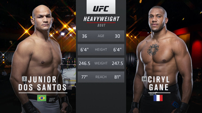 UFC : 256: Junior Dos Santos vs. Ciryl Gane Main Card'