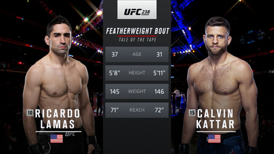 UFC 2010s : UFC 238: Ricardo Lamas vs. Calvin Kattar'