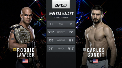 UFC 2010s : UFC 195: Lawler vs. Condit Event Recap'