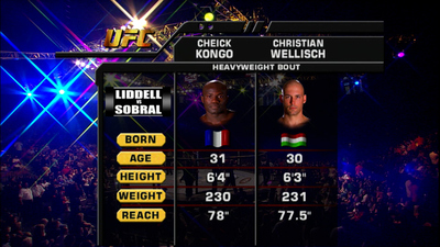 UFC 2000s : UFC 62: Cheick Kongo vs. Christian Wellisch'