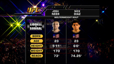 UFC 2000s : UFC 62: Nick Diaz vs. Josh Neer'