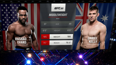 UFC 2010s : UFC 209: Rashad Evans vs. Daniel Kelly'