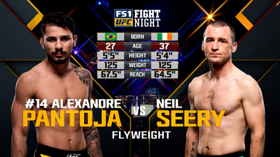 UFC Fight Night : Alexandre Pantoja vs. Neil Seery'