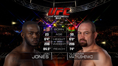 UFC Fight Night : Jon Jones vs. Vladimir Matyushenko'