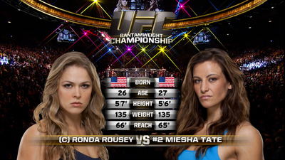 UFC 2010s : UFC 168: Ronda Rousey vs. Miesha Tate'