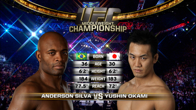 UFC 2010s : UFC 134: Anderson Silva vs. Yushin Okami'