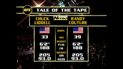 UFC 2000s : UFC 43: Randy Couture vs. Chuck Liddell'
