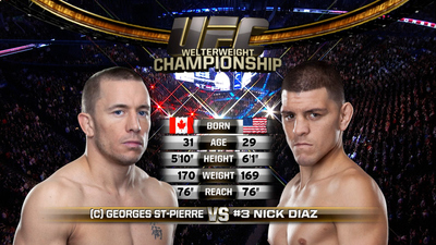 UFC 2010s : UFC 158: Georges St-Pierre vs. Nick Diaz'