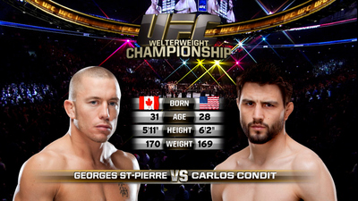 UFC 2010s : UFC 154: Georges St-Pierre vs. Carlos Condit'