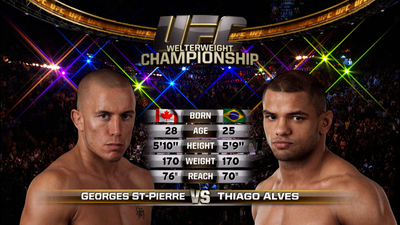 UFC 2000s : UFC 100: Georges St-Pierre vs. Thiago Alves'