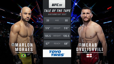 UFC : 266: Marlon Moraes vs. Merab Dvalishvili Prelims'