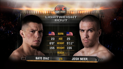 UFC Fight Night : Nate Diaz vs. Josh Neer'