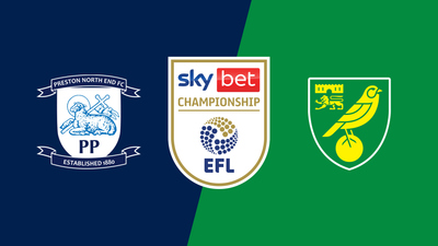 English Football League : Preston North End vs. Norwich City'