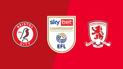 English Football League : Bristol City vs. Middlesbrough'