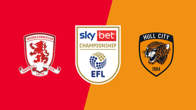 English Football League : Middlesbrough vs. Hull City'