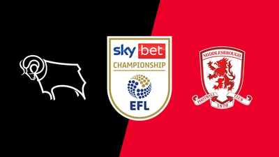 English Football League : Derby County vs. Middlesbrough'