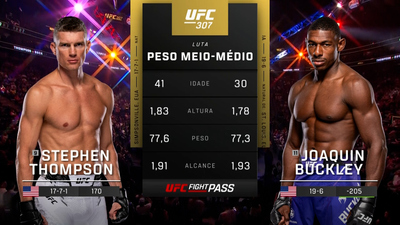 UFC (Português) : 307: Stephen Thompson vs. Joaquin Buckley Prelims (Português)'