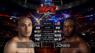UFC Fight Night : Jon Jones vs. Brandon Vera'