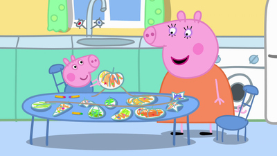 Peppa Pig : Thanksgiving/Singing Lesson/Singing Competition/Broken Party Bus/The Apple Tree'