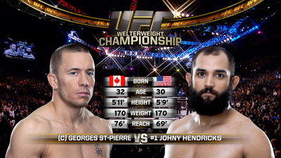 UFC 2010s : UFC 167: St-Pierre vs. Hendricks Event Recap'