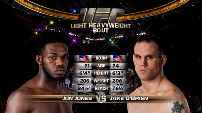 UFC 2000s : UFC 100: Jon Jones vs. Jake O'Brien'
