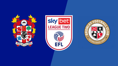 English Football League : Tranmere Rovers vs. Bromley'