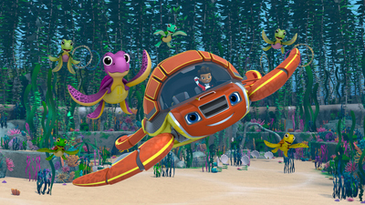Blaze and the Monster Machines : Sea Turtle Submarine'