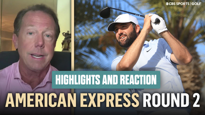 PGA Tour on CBS : Scottie Scheffler, Blades Brown (-17) Co-Lead The AMEX'