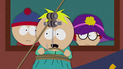 South Park : Dos hombres desnudos en un jacuzzi'