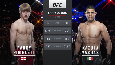 UFC Fight Night : Paddy Pimblett vs. Kazula Vargas'