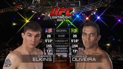 UFC Fight Night : Darren Elkins vs. Charles Oliveira'