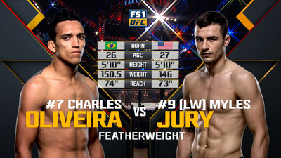 UFC Fight Night : Charles Oliveira vs. Myles Jury'