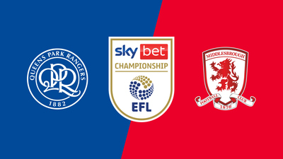 English Football League : Queens Park Rangers vs. Middlesbrough'