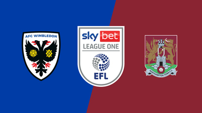 English Football League : AFC Wimbledon vs. Northampton Town'