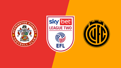 English Football League : Accrington Stanley vs. Cambridge United'