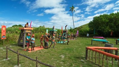 Survivor : Day 8 Immunity Reward Challenge: In the Dark'