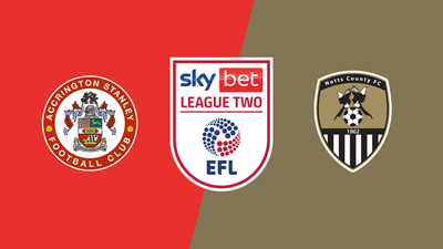 English Football League : Accrington Stanley vs. Notts County'