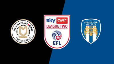 English Football League : Milton Keynes Dons vs. Colchester United'