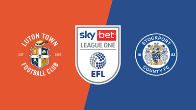 English Football League : Luton Town vs. Stockport County'