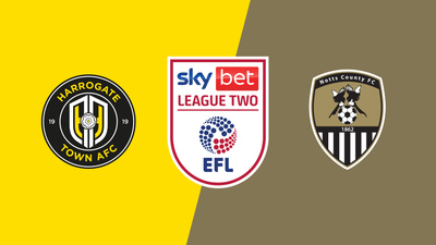 English Football League : Harrogate Town vs. Notts County'