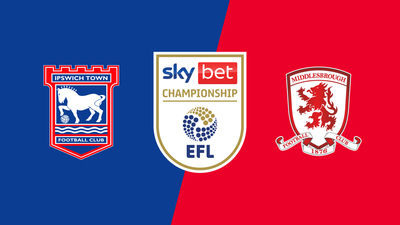 English Football League : Ipswich Town vs. Middlesbrough'