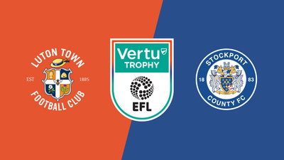 English Football League : Luton Town vs. Stockport County'