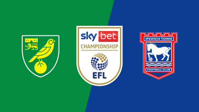 English Football League : Norwich City vs. Ipswich Town'