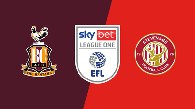 English Football League : Bradford City vs. Stevenage'
